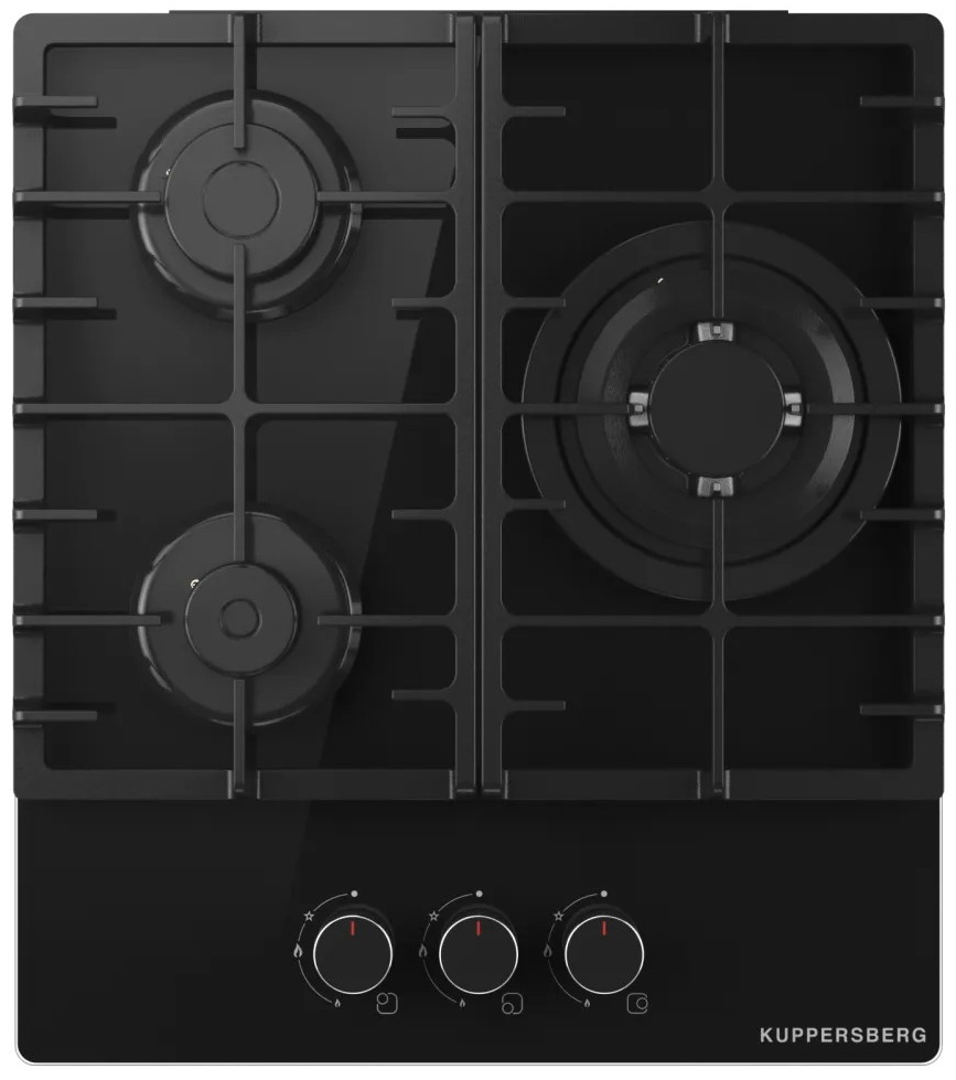 

Газовая варочная панель Kuppersberg FG 46 B, Черный