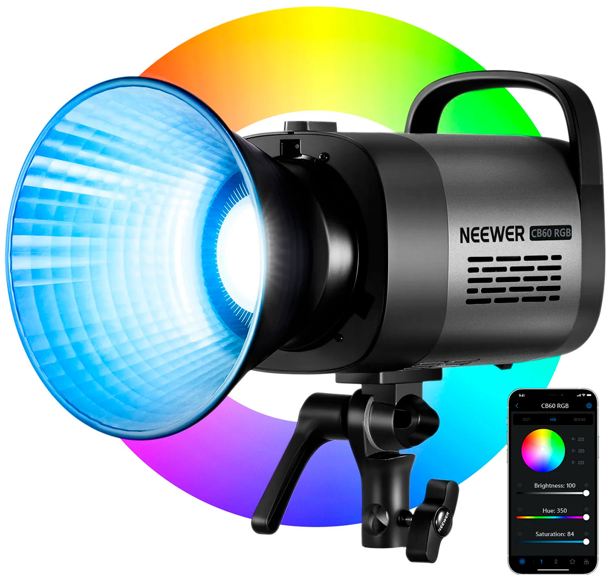 Изображение товара Видеосвет Neewer RGB CB60 70 Вт CRI 97+ для профессиональной съемки