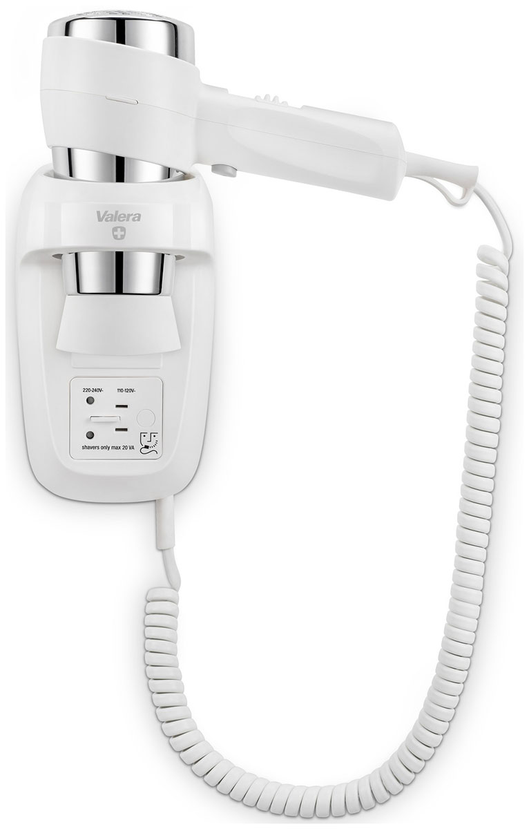 Фен настенный Valera Hospitality Action Super Plus 1600 Shaver (542.06/044.05 white)