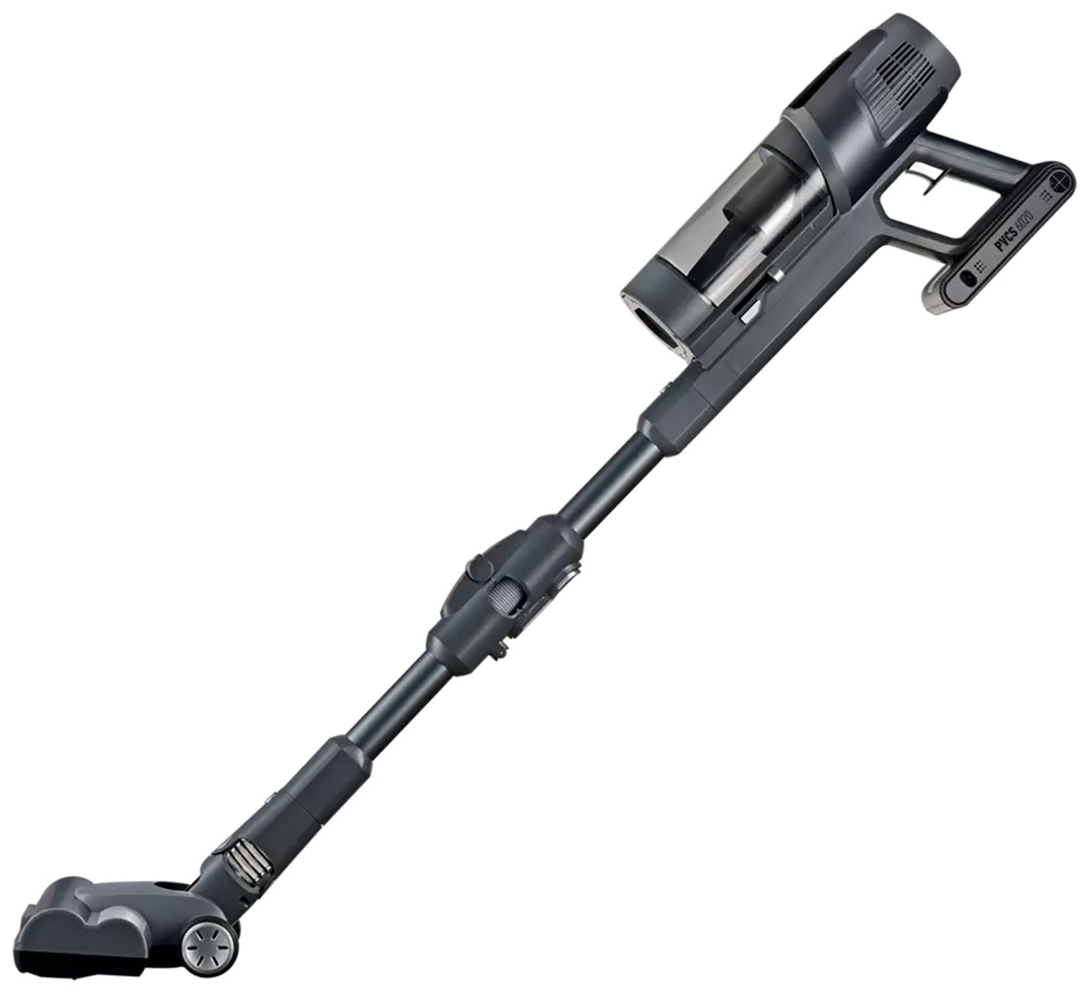 Изображение товара Вертикальный аккумуляторный пылесос Polaris PVCS 6020 Cyclonic Way PRO WIFI IQ Home серый