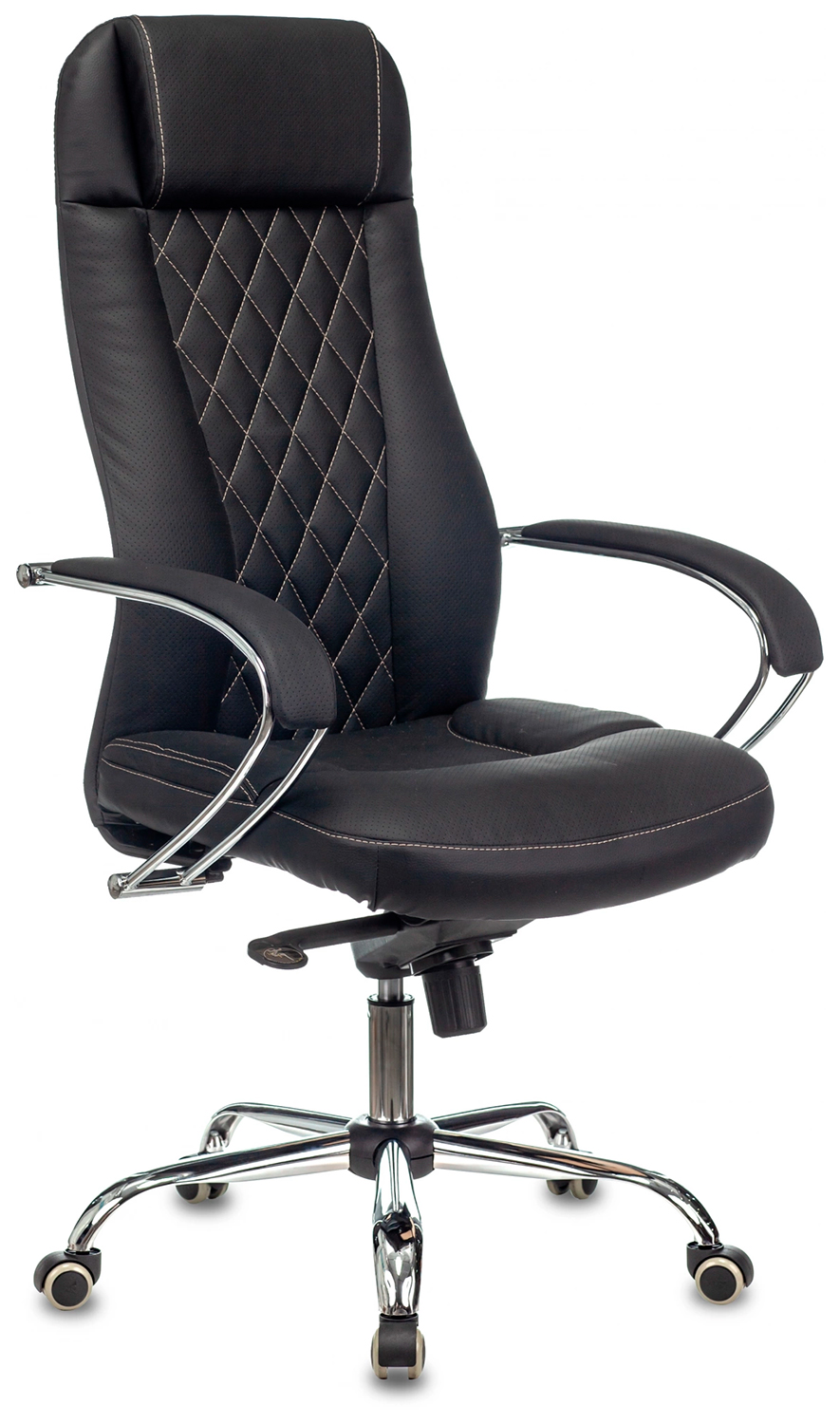 Изображение товара Кресло руководителя Бюрократ CH-609SL/ECO черное из эко кожи с регулировкой и механизмом качания