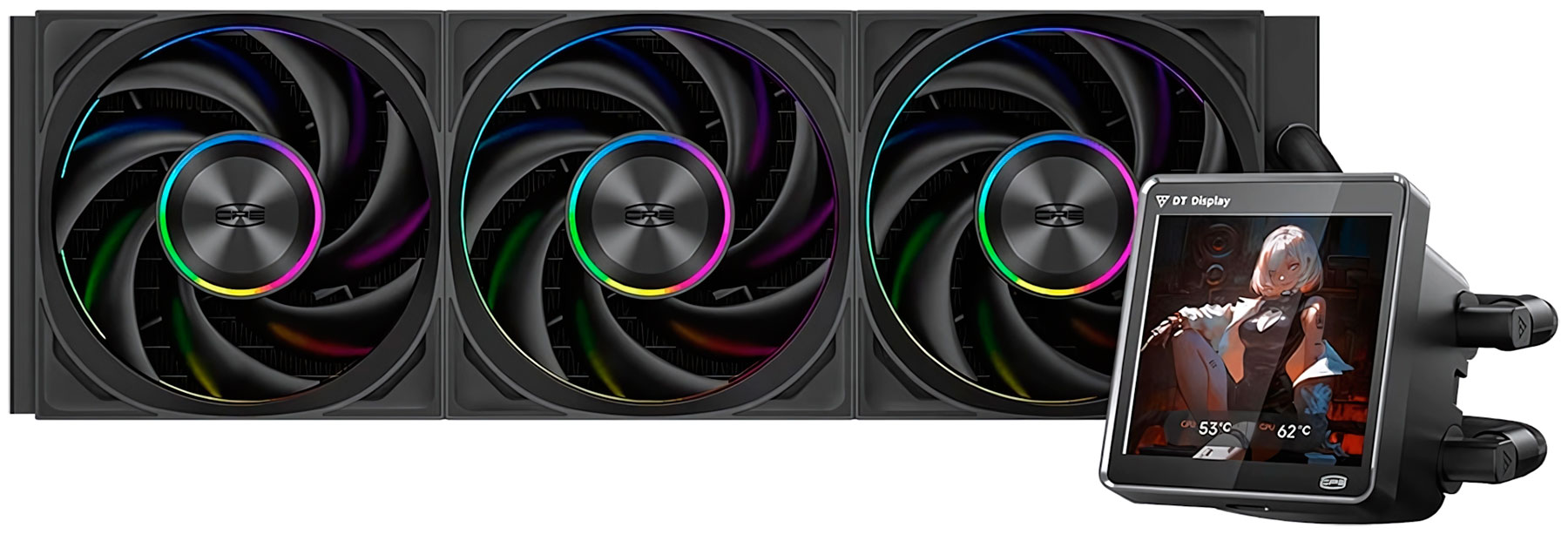 Изображение товара PCCooler DT360 ARGB Display Система жидкостного охлаждения для CPU