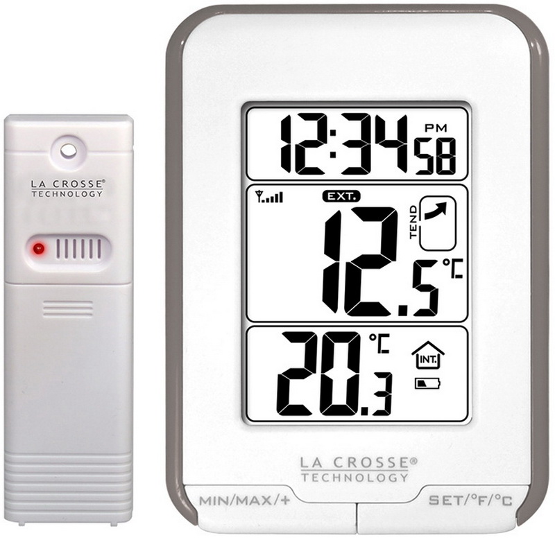 Изображение товара Термометр La Crosse WS6810 с наружным беспроводным датчиком и ЖК дисплеем