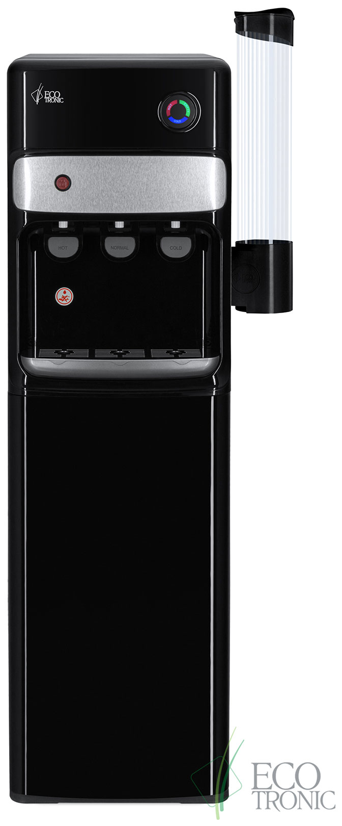 Изображение товара Кулер для воды Ecotronic K30-LXE black-SS (ETK13001)