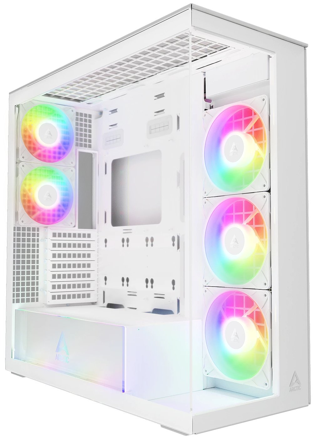 Изображение товара Компьютерный корпус Arctic Xtender White с панорамным стеклом и RGB подсветкой