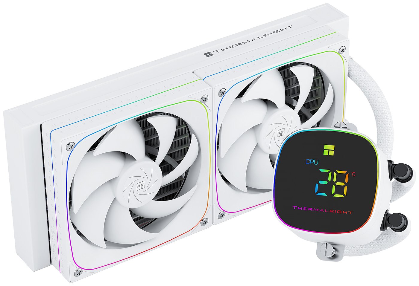 Изображение товара СЖО для процессоров Thermalright Frozen Horizon 240 Digital White (F-HORIZON-DIGITAL-WH-240-ARGB)