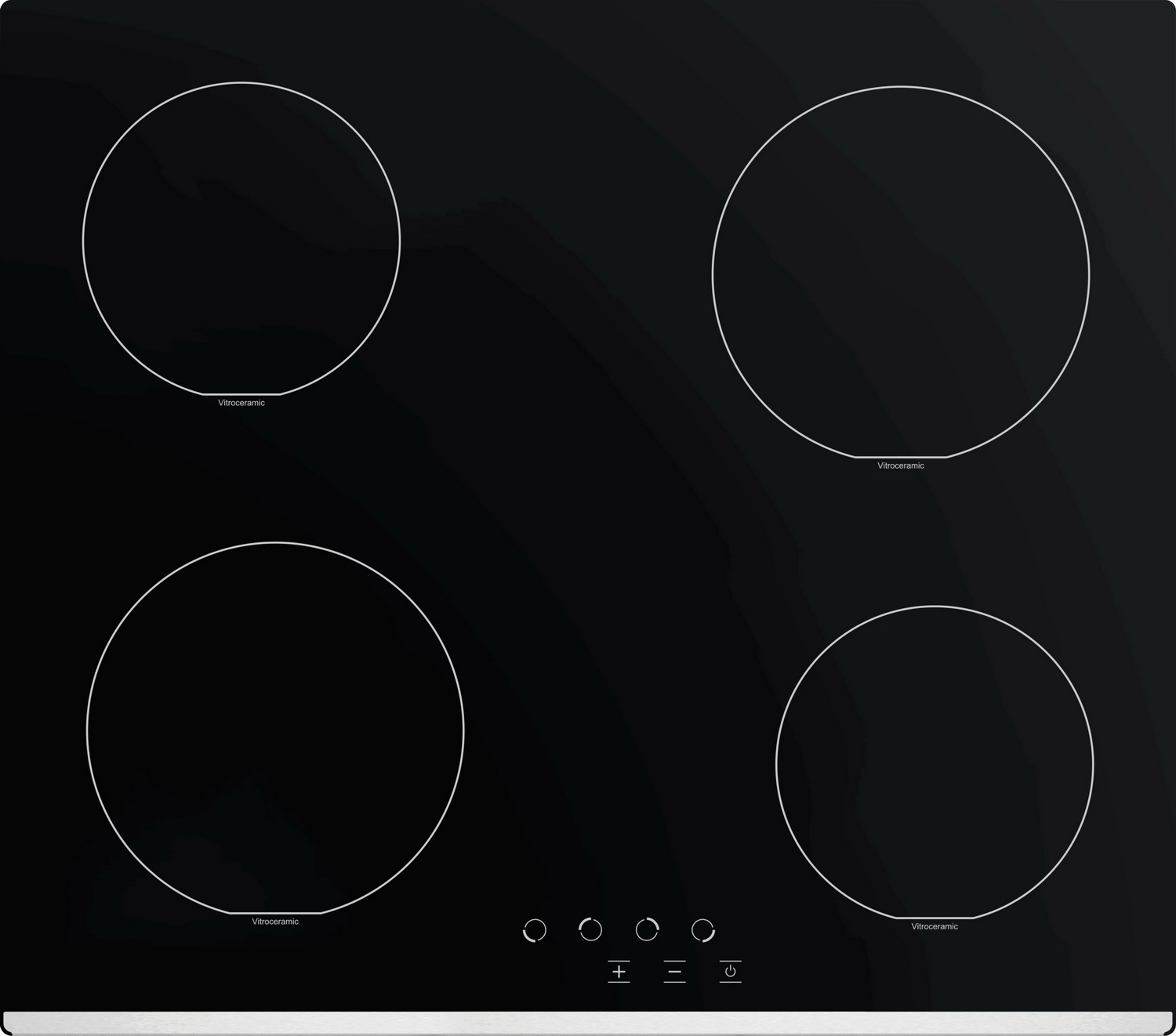 Изображение товара Электрическая варочная панель Simfer H60D14S125 4 конфорки стеклокерамика