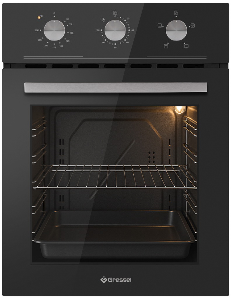 

Электрический духовой шкаф Gressel U4ES14000, Черный