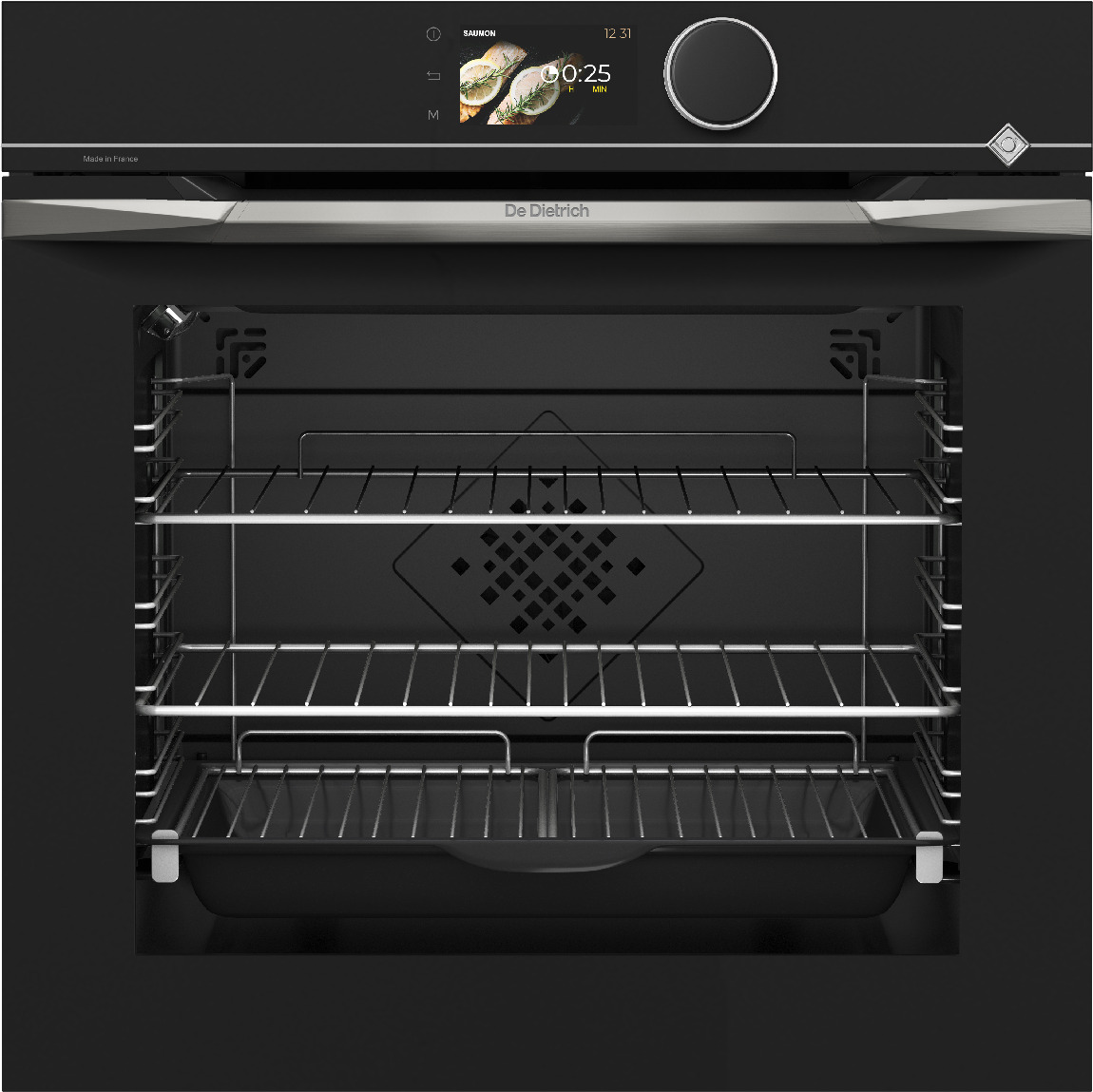 

Электрический духовой шкаф De Dietrich DOP4741X, Черный