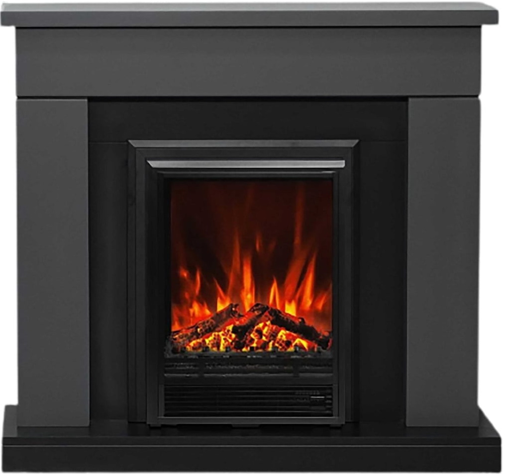 Изображение товара Каминокомплект Elekam Bolton с очагом Pulsar 23G графит с черным