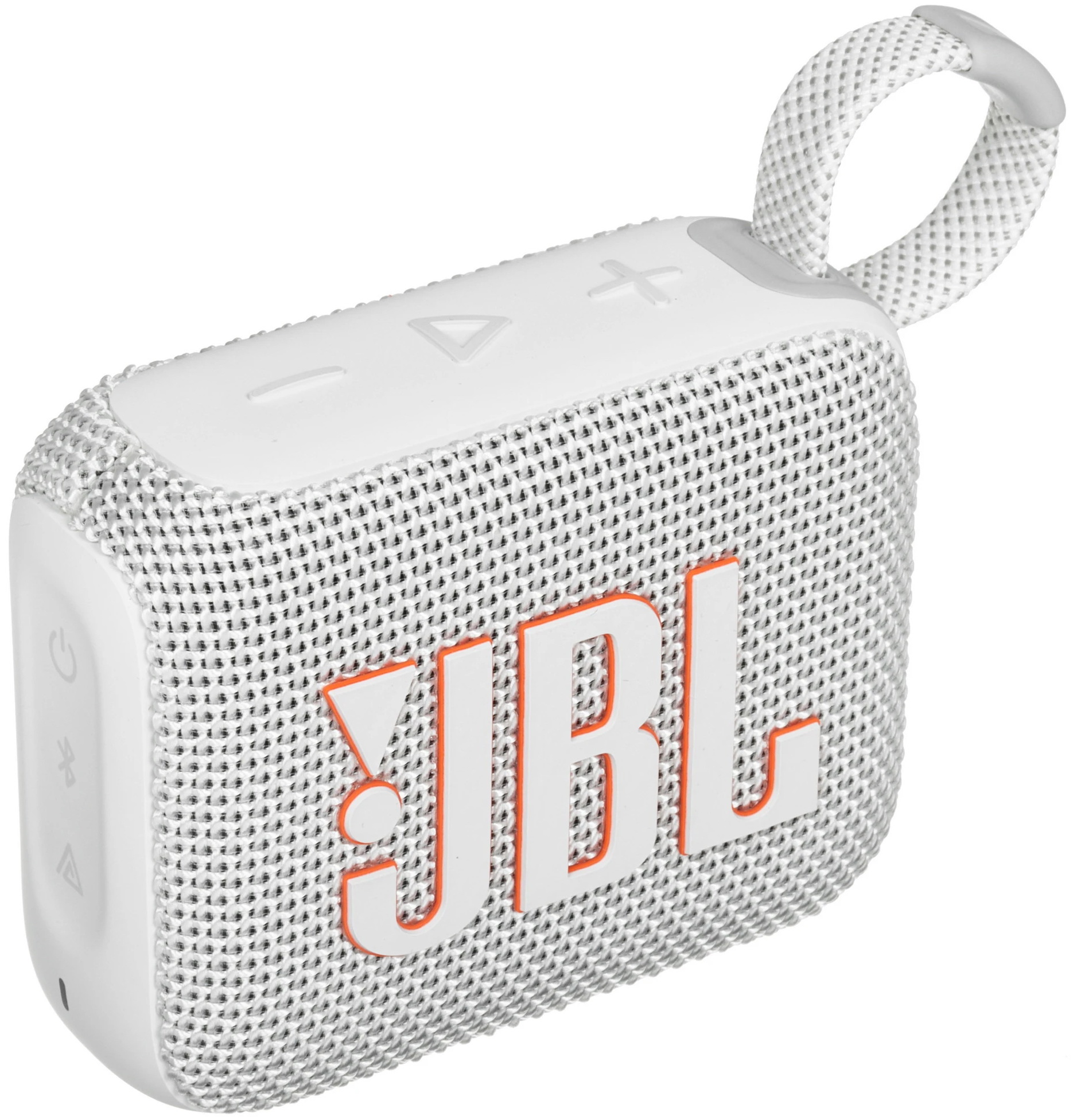Изображение товара Беспроводная портативная колонка JBL GO 4 White с насыщенным звуком и длительным временем работы Изображение товара Беспроводная портативная колонка JBL GO 4 White с насыщенным звуком и длительным временем работы