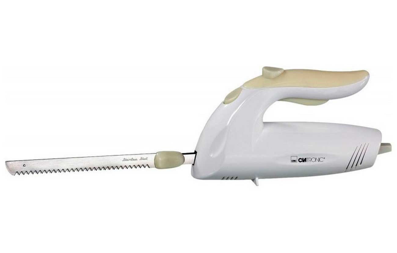 Изображение товара Электронож Clatronic EM 3062 weis мощный легкий удобный кухонный инструмент
