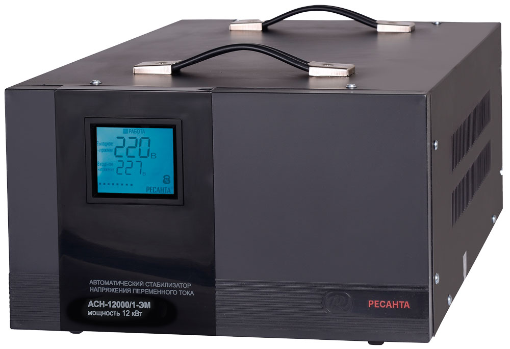 Изображение товара Стабилизатор напряжения Ресанта ACH - 12 000/1 - ЭМ
