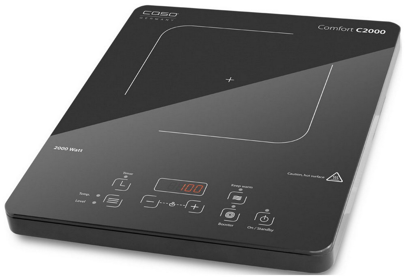 Изображение товара Настольная индукционная плита Caso Comfort C 2000 - мощная и безопасная для дома