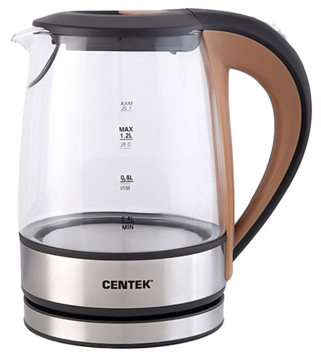 Чайник электрический Centek CT-0047 чайник электрический centek ct 0047 1 2 л 2200 вт коричневый