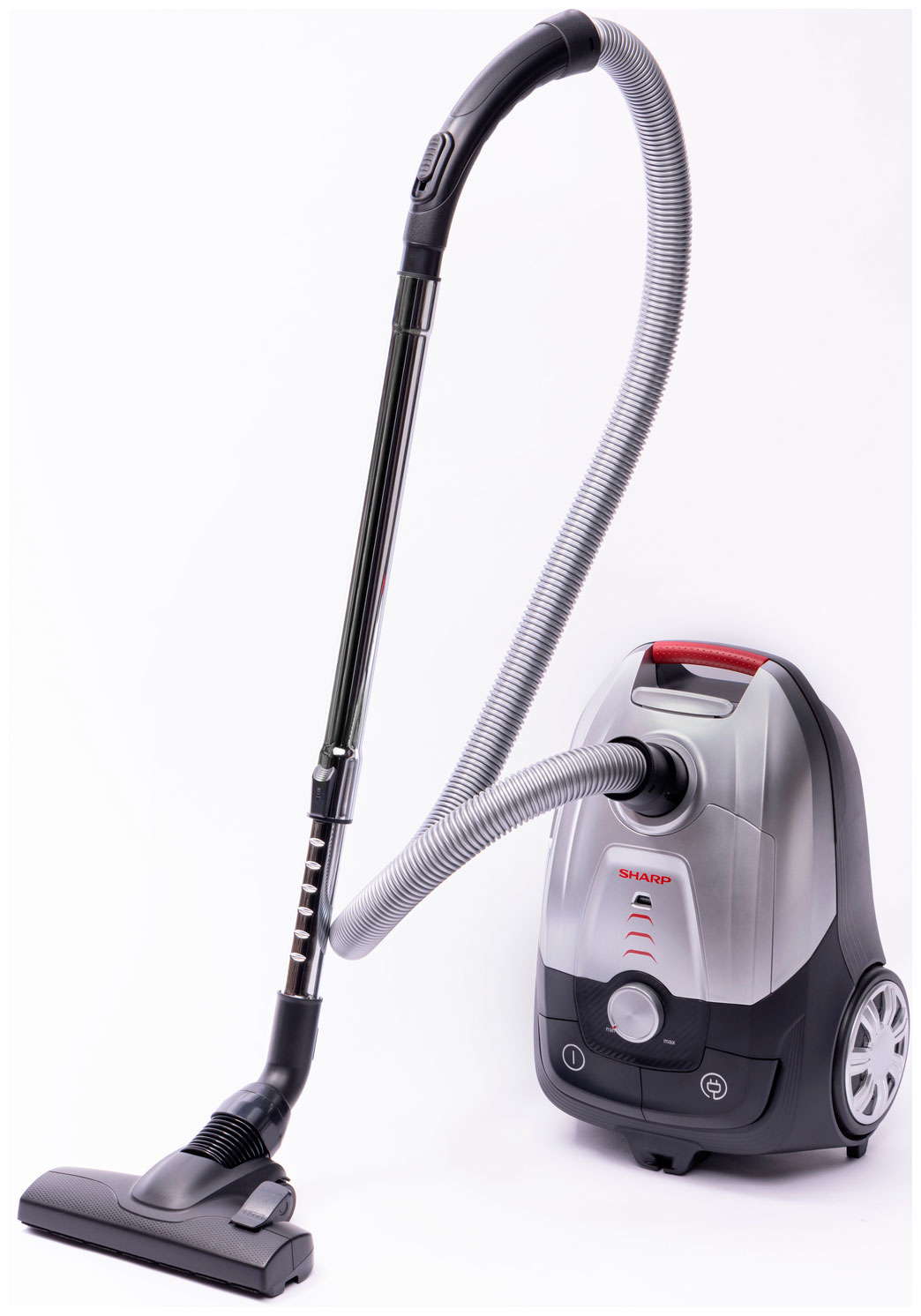 Изображение товара Пылесос напольный Sharp EC-JB19R-S, мешковой, серебристый, 1900 Вт