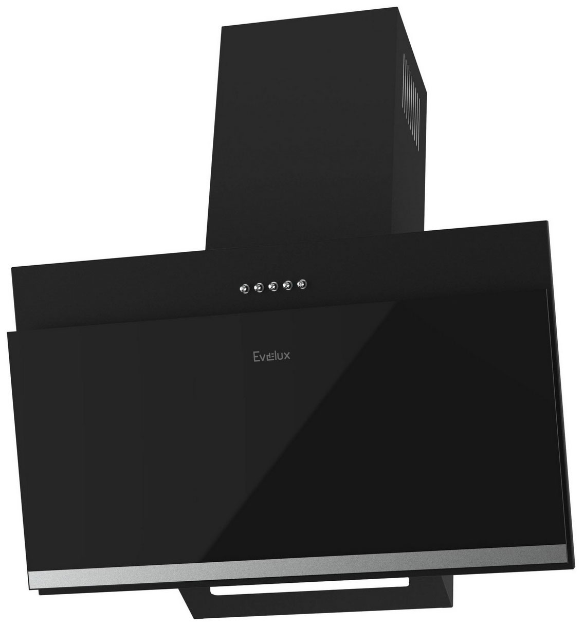 Изображение товара Вытяжка Evelux Wing 60 BG наклонная стильная и мощная для кухни