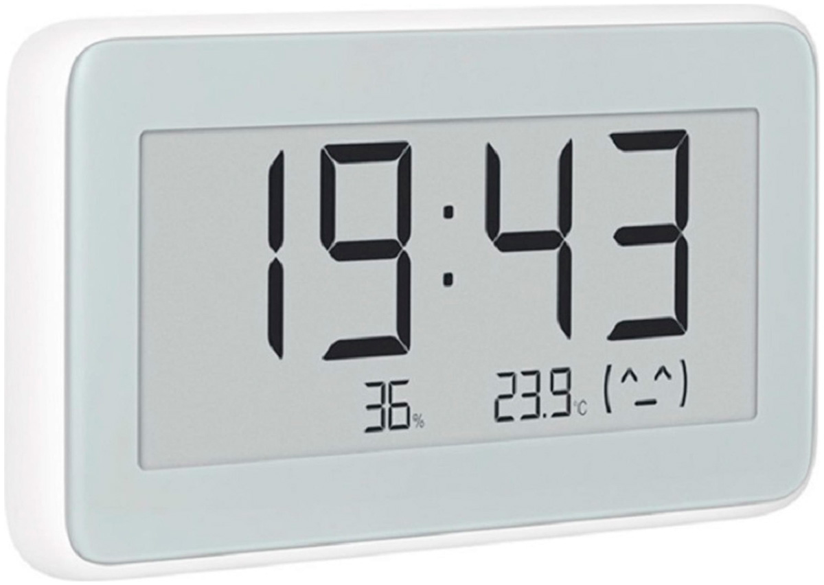 Часы термогигрометр Xiaomi Temperature and Humidity Monitor Clock LYWSD02MMC (BHR5435GL) датчик температуры и влажности xiaomi temperature and humidity monitor clock белый