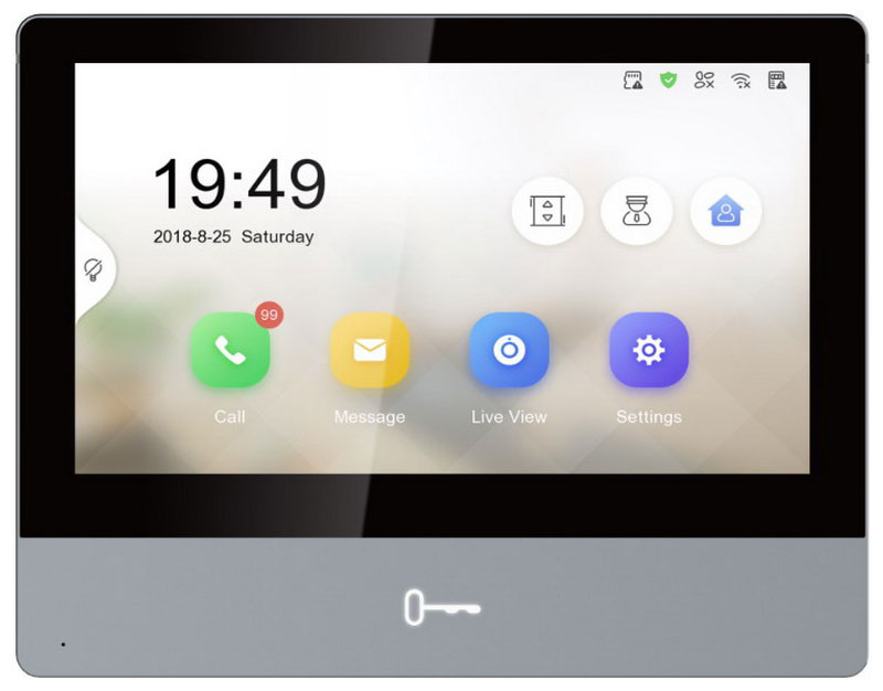 Изображение товара Видеодомофон Hikvision DS-KH8350-WTE1 белый