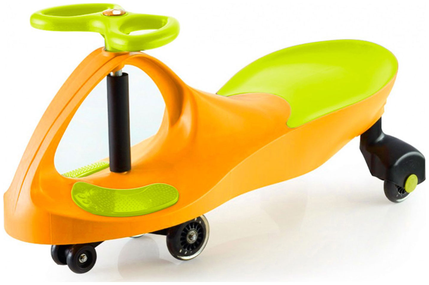 

Машинка детская с полиуретановыми колесами Bradex БИБИКАР салатово-оранжевая DE 0058, Оранжевый