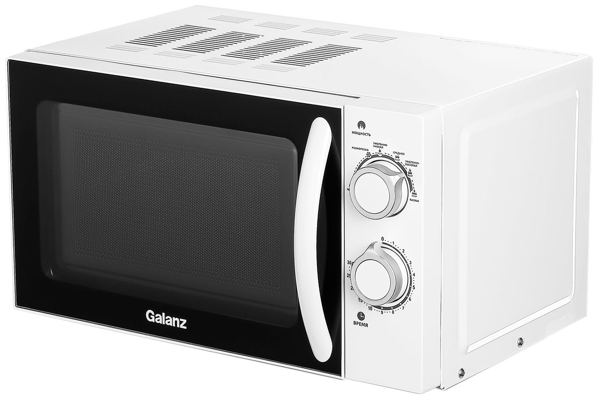 Микроволновая печь - СВЧ Galanz MOS-2005MW 20л. 700Вт белый