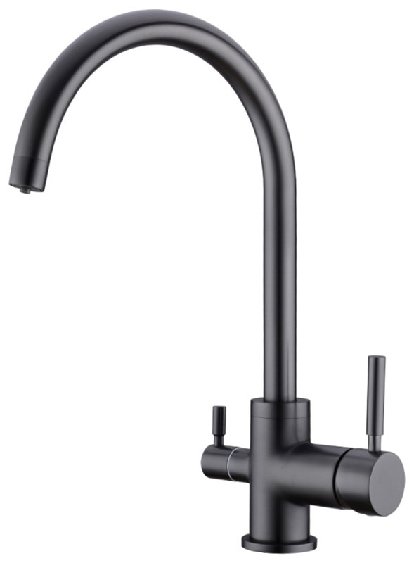 Изображение товара Кухонный смеситель Emar ECB - 3007 PVD dark Латунь