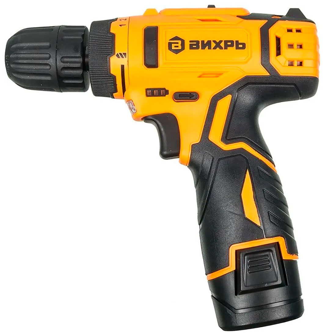 

Дрель-шуруповерт аккумуляторная Вихрь ДА-12Л-2КC 20 А/ч