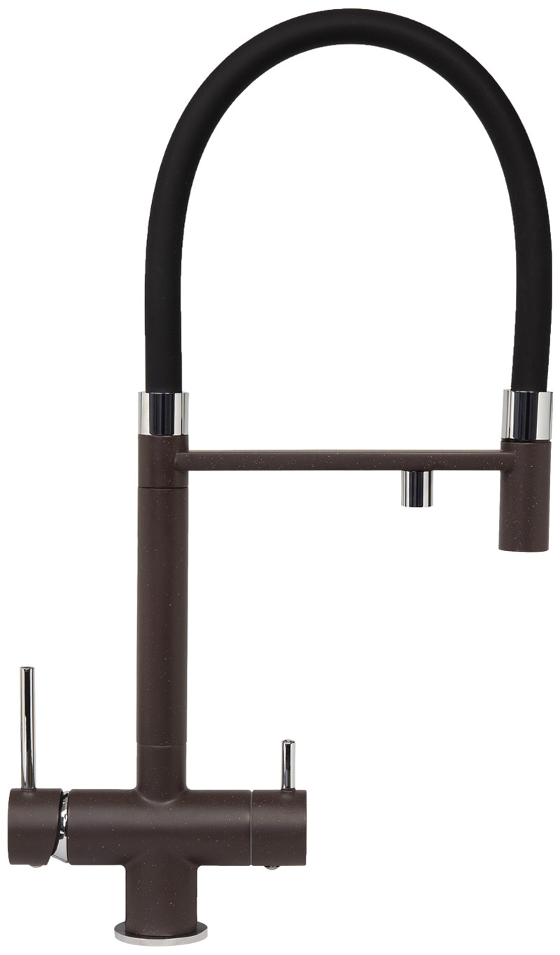 Изображение товара Кухонный смеситель Zigmund & Shtain ZS 2300 с душем и фильтром