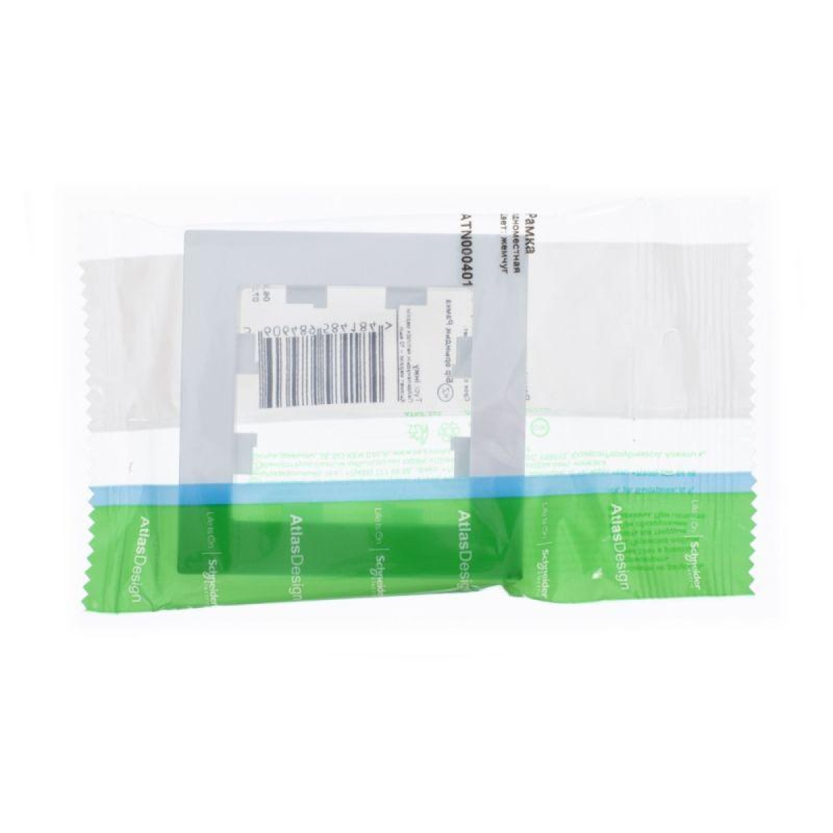 Изображение товара Рамки, декоративные элементы, основания для ЭУИ Systeme Electric Рамка 1-м AtlasDesign жемчуж. SE