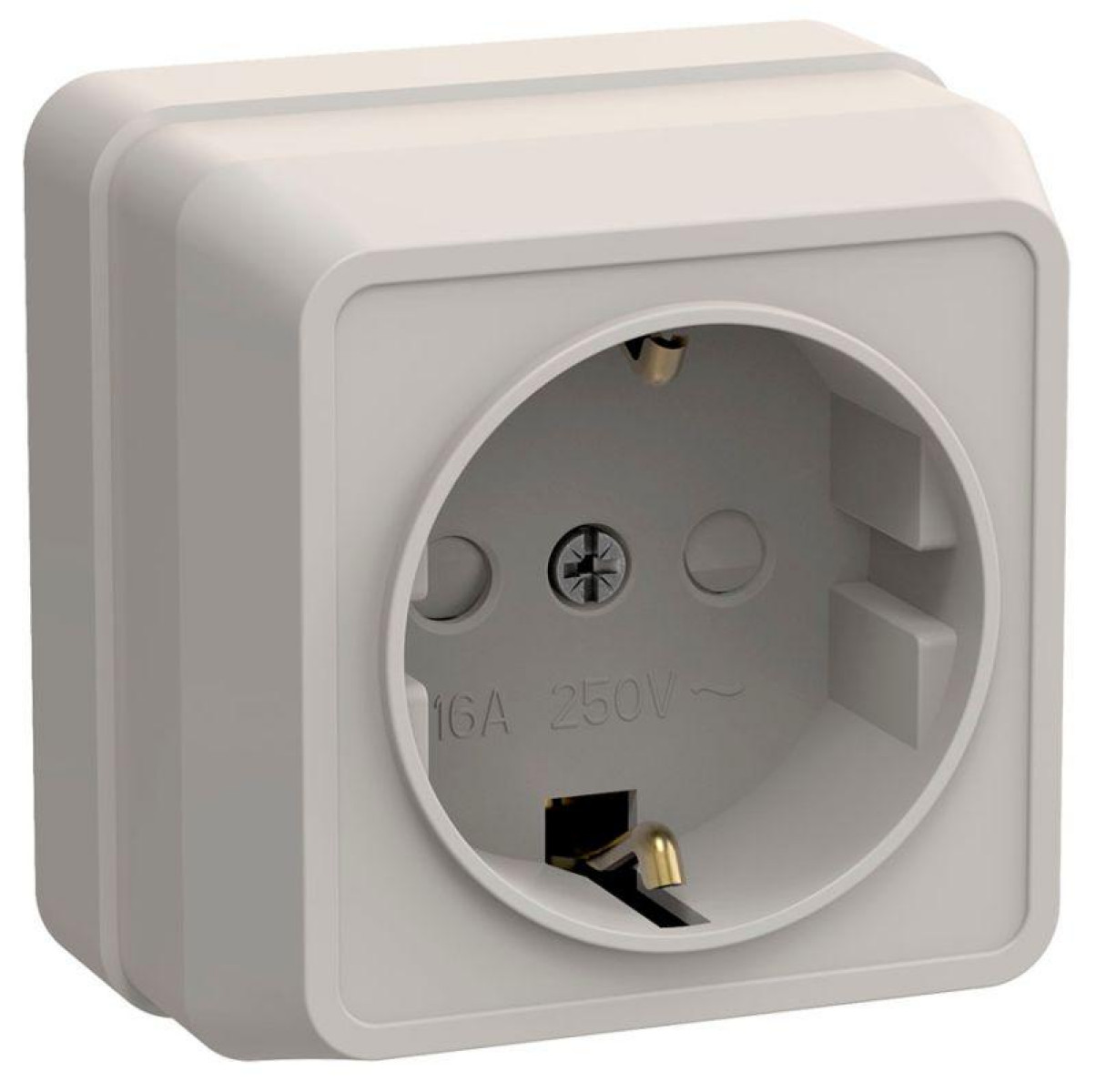 Изображение товара Розетка IEK с заземлителем и шторками 16А IP20, Китай
