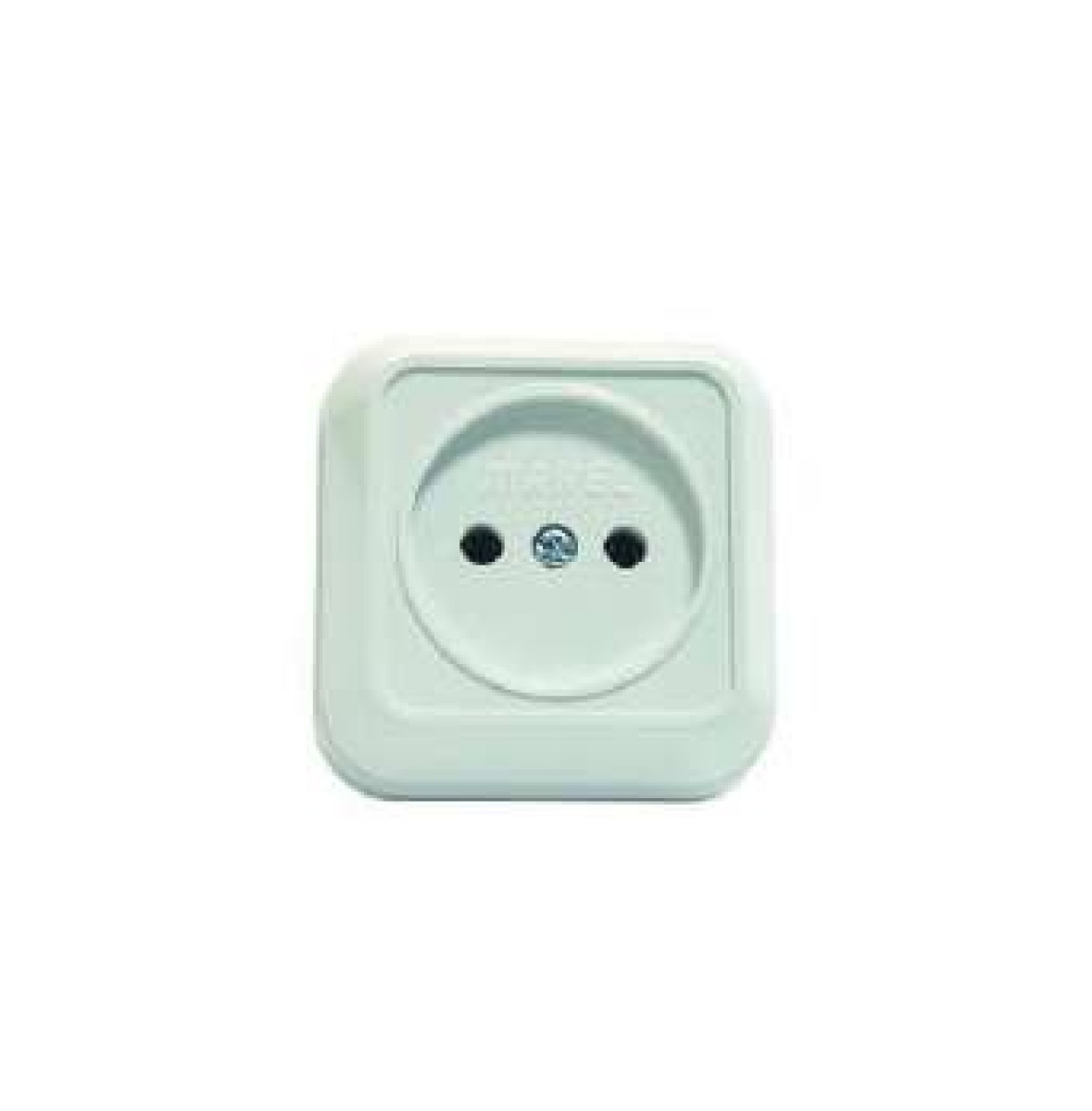 Изображение товара Розетки Makel Розетка 1-м ОП 16А IP20 квадрат. без заземл. бел.