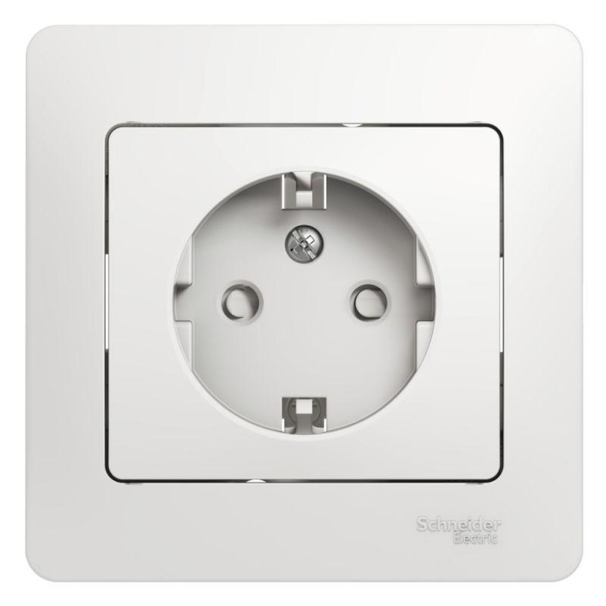 Изображение товара Розетка Systeme Electric Glossa 16А IP20 с заземлением и шторками