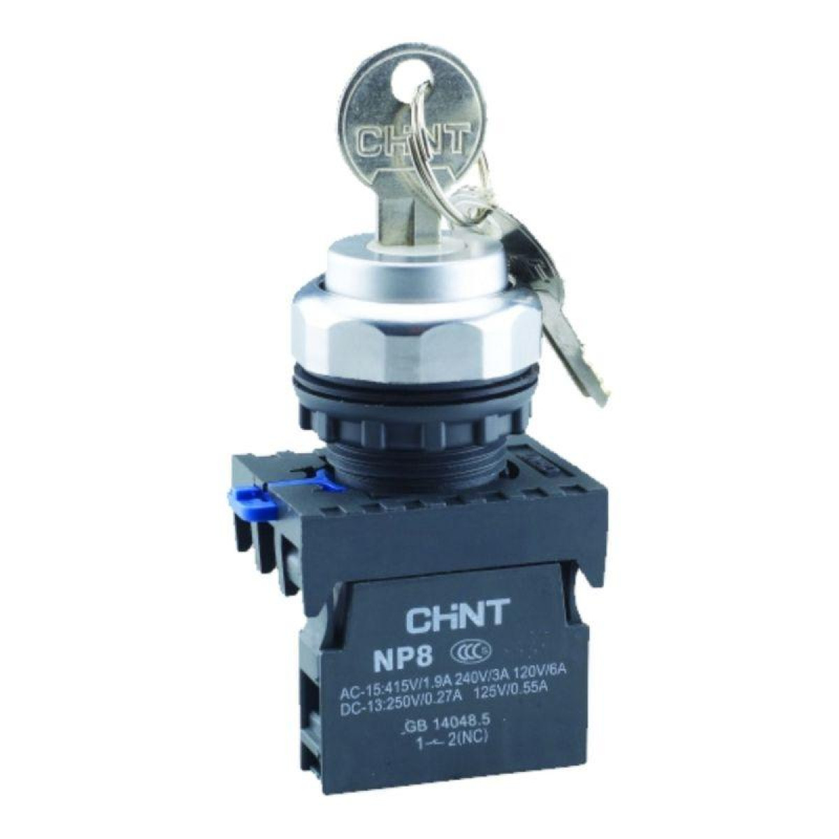 Изображение товара Chint NP8 10Y 21 2 положения с фиксацией IP65 переключатель
