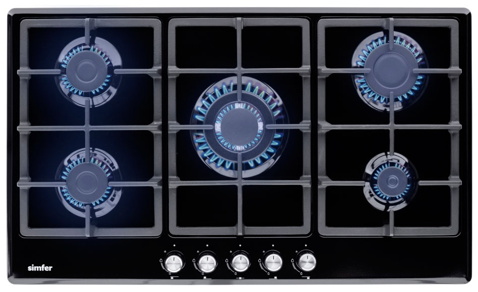 фото Газовая варочная панель simfer h90w51b572
