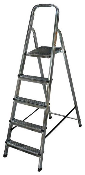 Изображение товара Стремянка Вихрь СС 1х5 - 5 ступеней, стальная, макс. нагрузка 150 кг