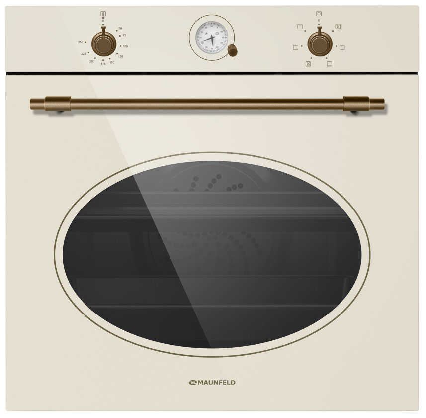 

Электрический духовой шкаф Maunfeld EOEFG.566 RIB.RT, Слоновая кость