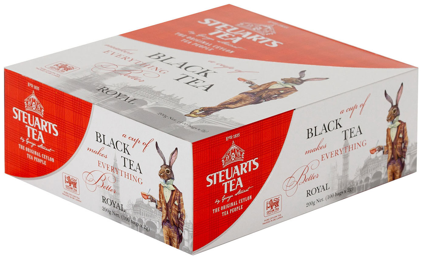 Изображение товара Чай черный Steuarts Black Tea Royal 100 пак.