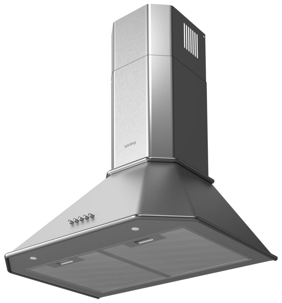 Изображение товара Вытяжка Korting KHC 6839 X купольная нержавеющая сталь с светодиодным освещением
