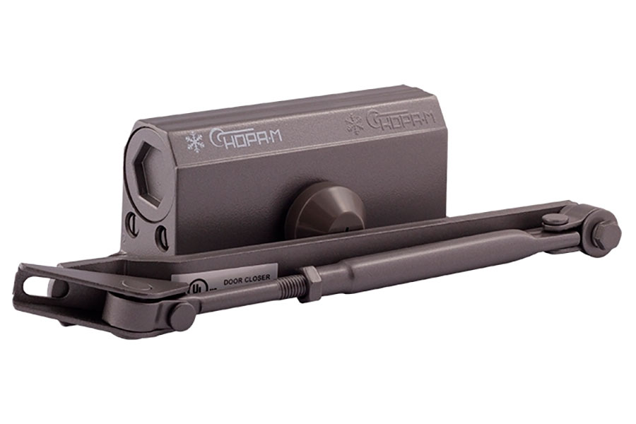 Изображение товара Доводчик дверной Нора-М 2S-F, 25-50 кг, графит (13720)