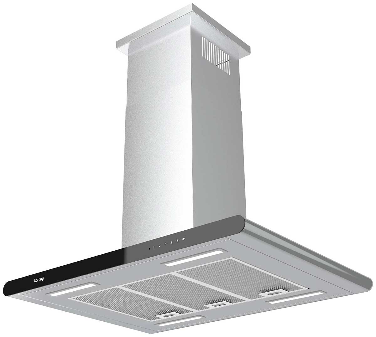 Изображение товара Кухонная вытяжка Korting KHA 99360 XGN с сенсорным управлением и смотровым стеклом