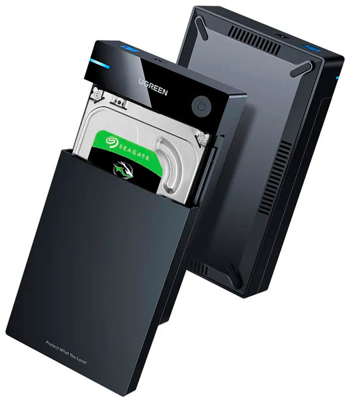 Изображение товара Внешний корпус Ugreen для HDD 3.5, USB 3.0 (50422)