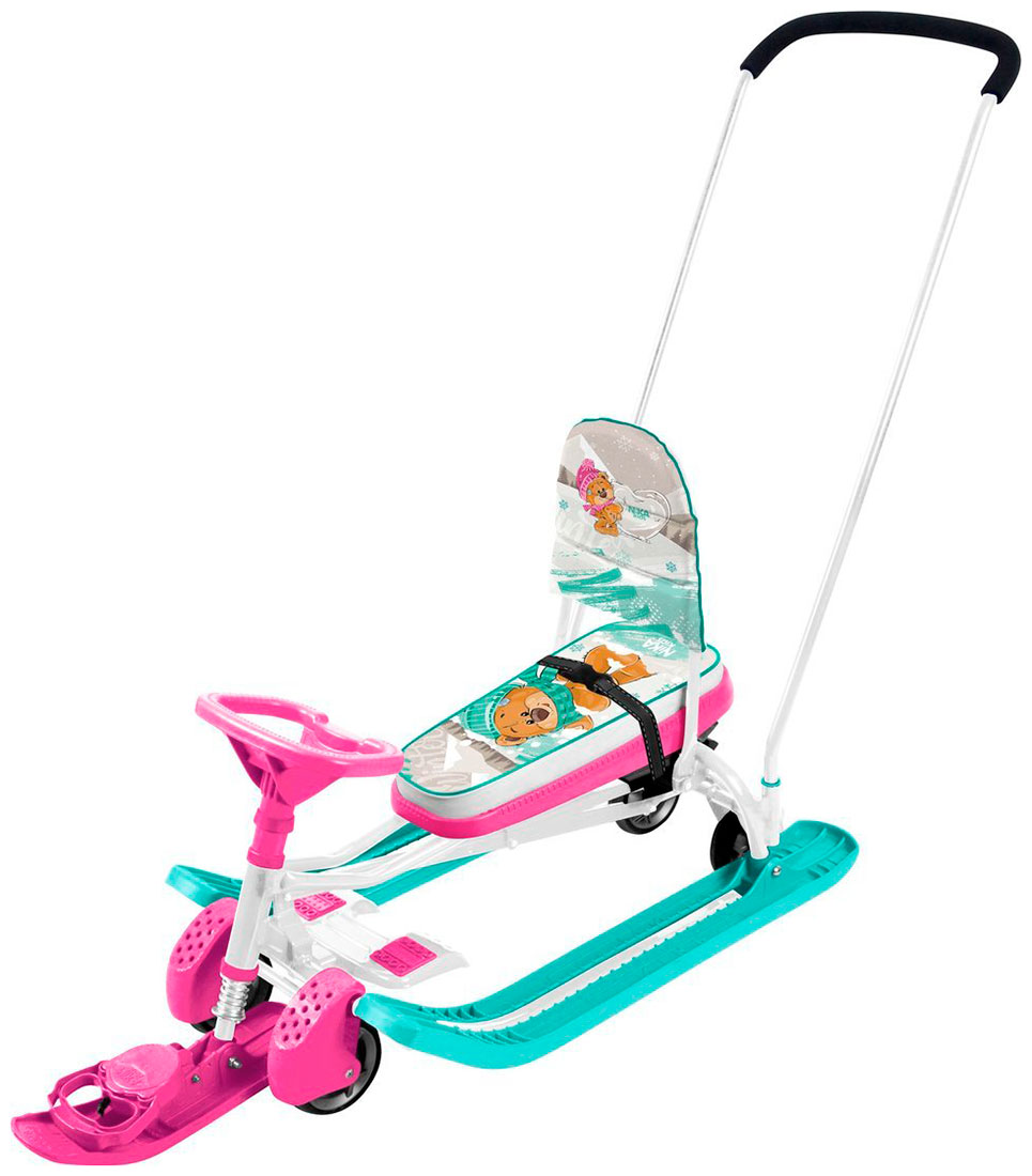 

Снегокат Ника Тимка спорт 6, с забавными медвежатами (ТС6/ЗМ), Рисунок