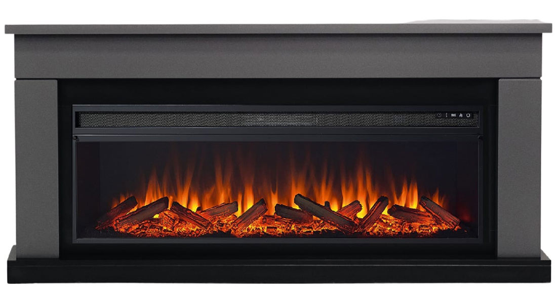 Изображение товара Каминокомплект Elekam Bolton с очагом Pulsar 60 графит грей для дома и квартиры