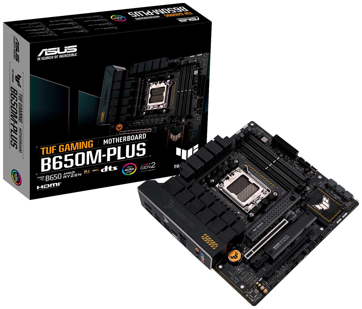 Изображение товара Материнская плата Asus TUF GAMING B650M-PLUS AM5 MicroATX DDR5