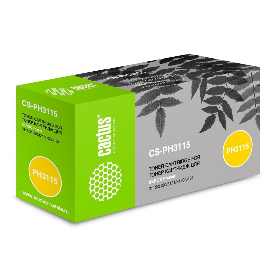 Изображение товара Картридж лазерный Cactus CS-PH3115 109R00725 черный (3000стр.) для Xerox Ph3115/3120/3121/3130/3131/3132