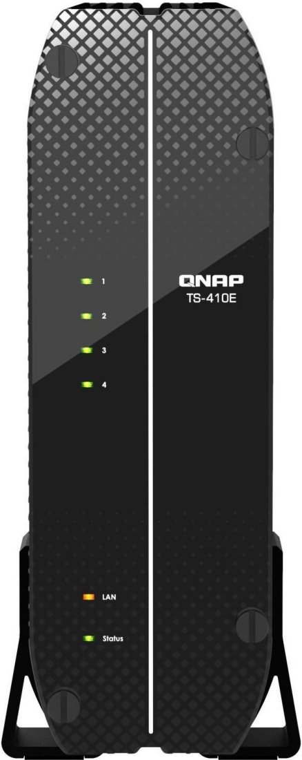 Изображение товара QNAP TS-410E-8G сетевое хранилище NAS 8 Гб 4 отсека 32 Тб HDMI Ethernet