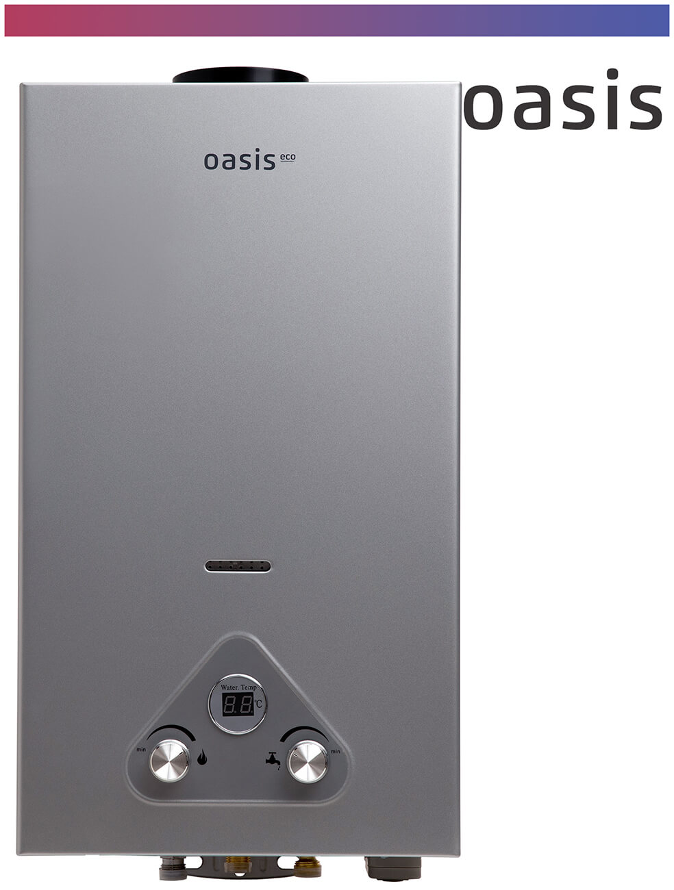 Изображение товара Газовый проточный водонагреватель Oasis Eco S-20 настенный 20 кВт для горячей воды