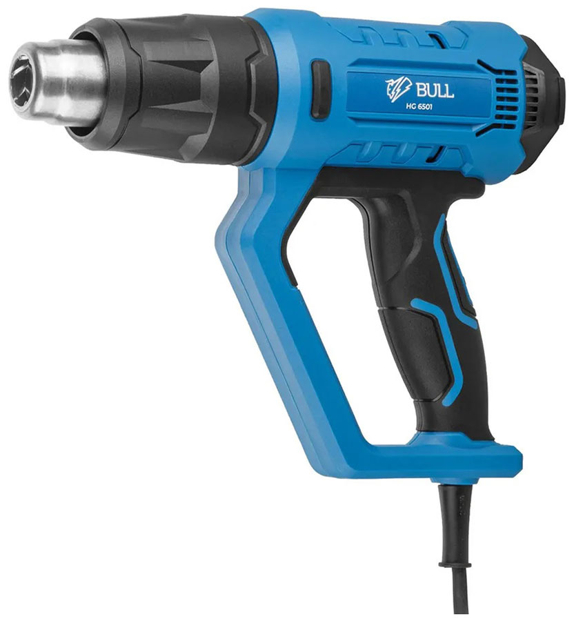 Изображение товара Термовоздуходувка Bull HG 6501 строительный фен регулируемый 650 °С
