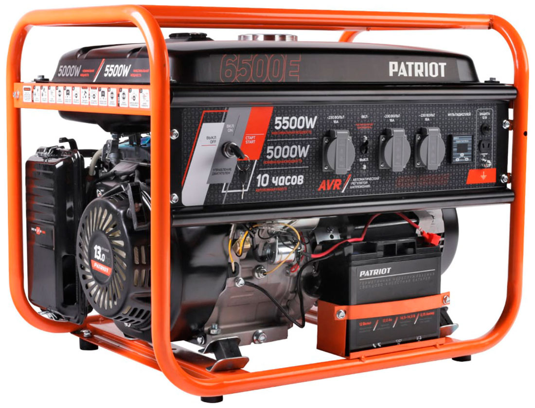 Изображение товара Генератор бензиновый Patriot GRS 6500E
