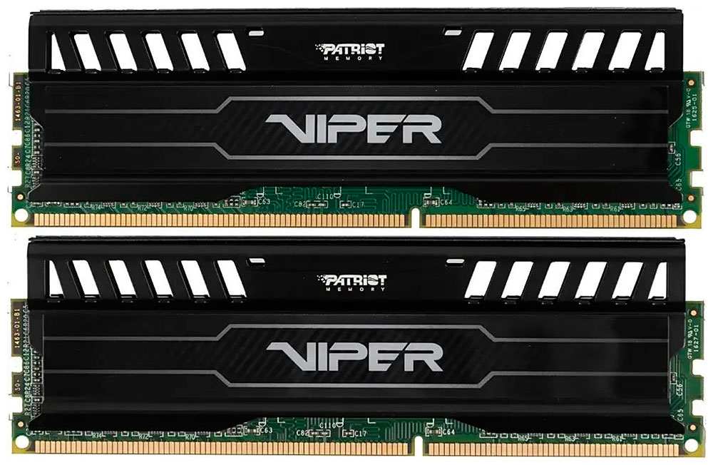 Изображение товара Оперативная память Patriot Memory DDR3 16GB (2x8GB) 1600Mhz Viper 3 (PV316G160C0K)